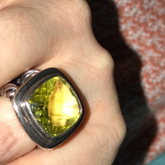 David yurman lemon citrine Albion ring size 5 - Picture 11 of 12